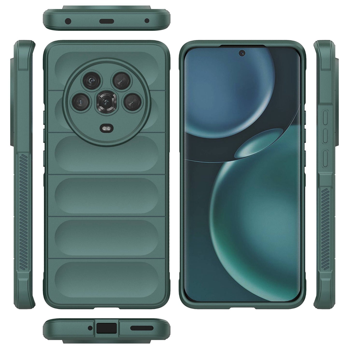 For Honor Magic4 5G Flexible TPU Phone Case Drop-proof Anti-scratch Smartphone Cover