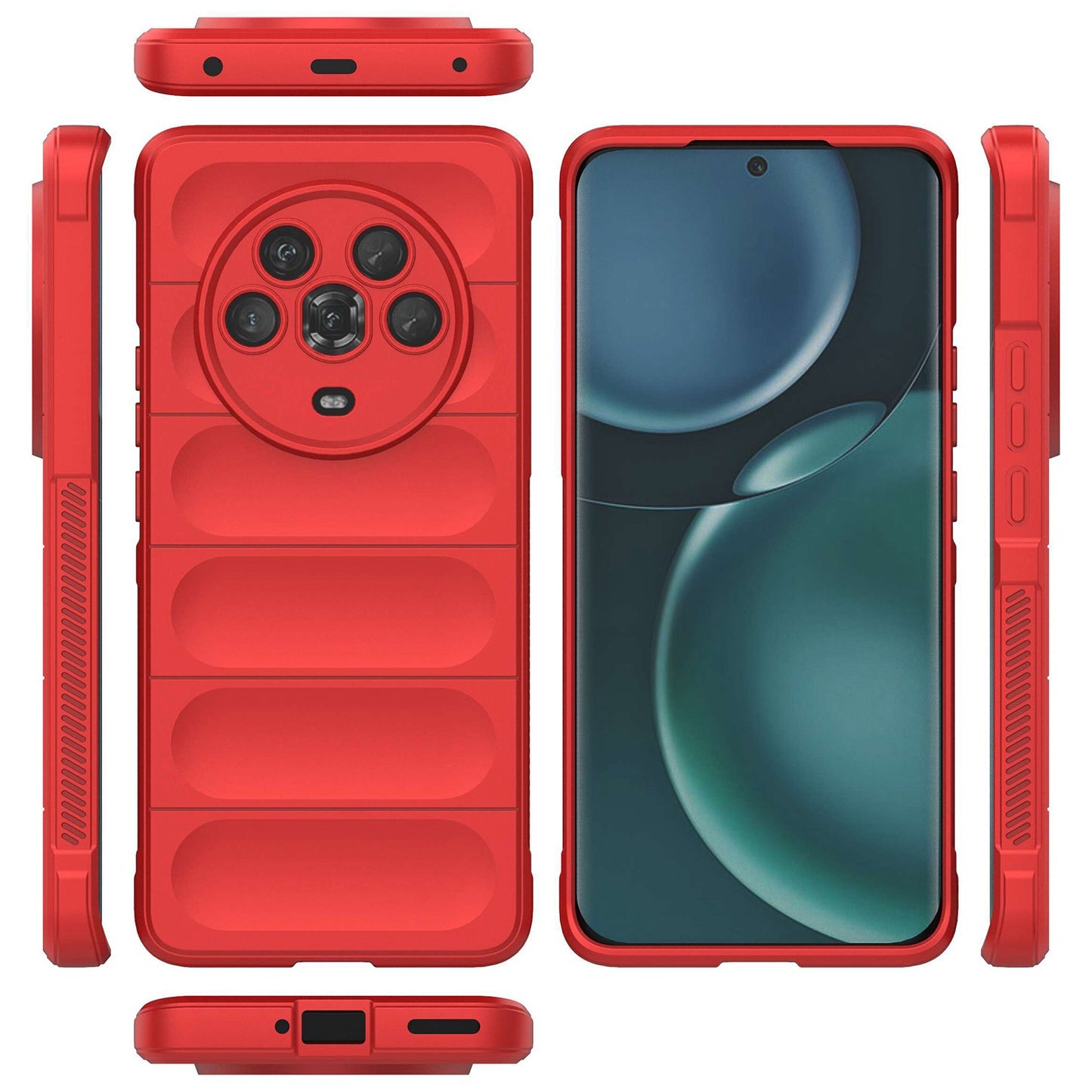 For Honor Magic4 5G Flexible TPU Phone Case Drop-proof Anti-scratch Smartphone Cover
