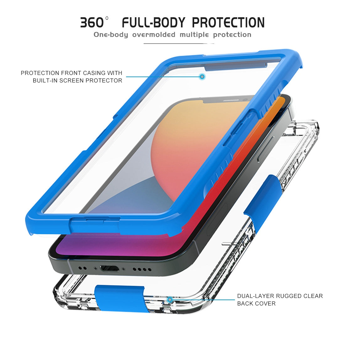 163.5x76x9mm 6.7 inch Universal IP68 Waterproof Drop-proof Phone Cover Underwater Photography Cellphone Protective Case