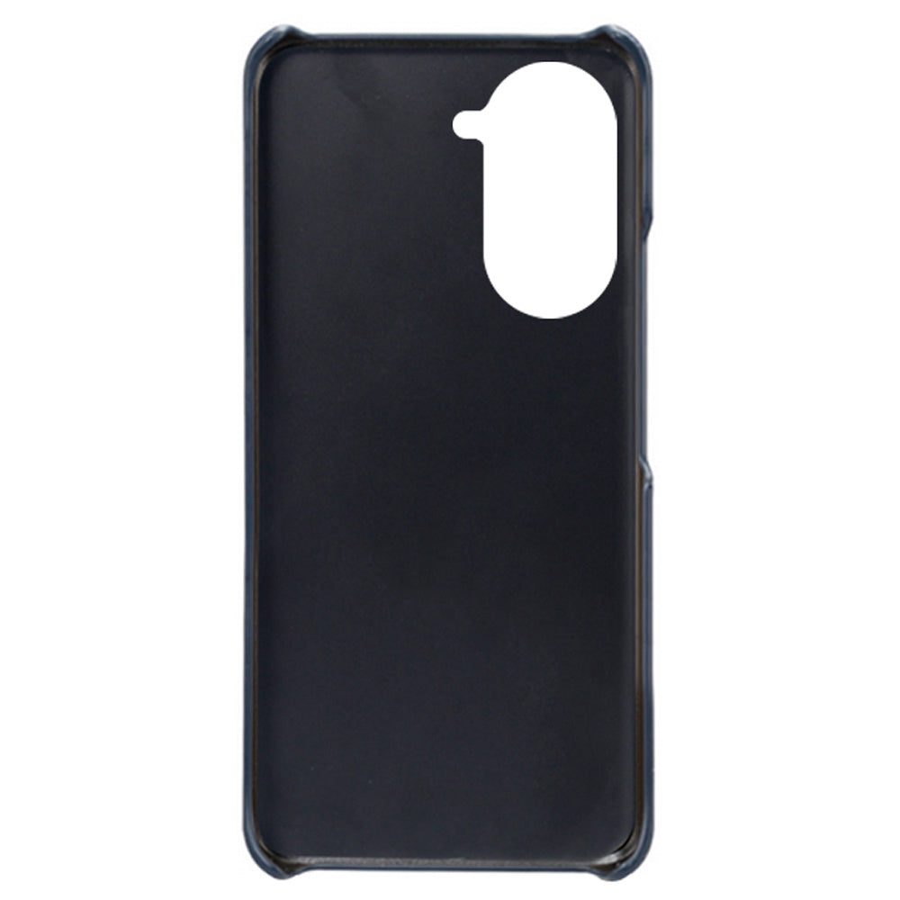 For Huawei nova 10 4G Anti-shock Dual Card Slots Holder Protective Case PU Leather Coated Hard PC Phone Shell