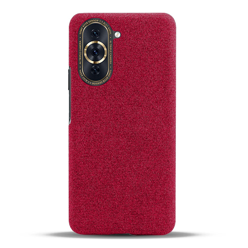 For Huawei nova 10 4G Lightweight Phone Case Solid Color Cloth Fabric Drop-proof Phone Cover