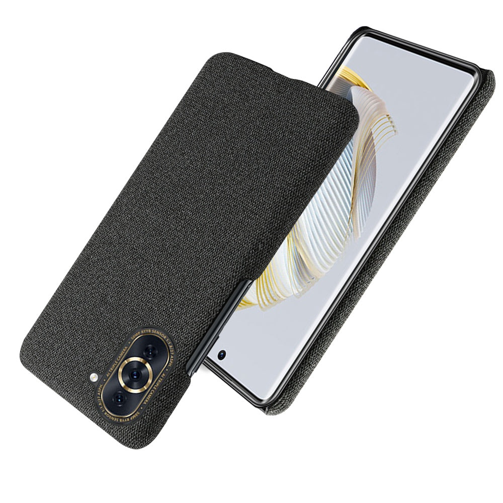 For Huawei nova 10 4G Lightweight Phone Case Solid Color Cloth Fabric Drop-proof Phone Cover