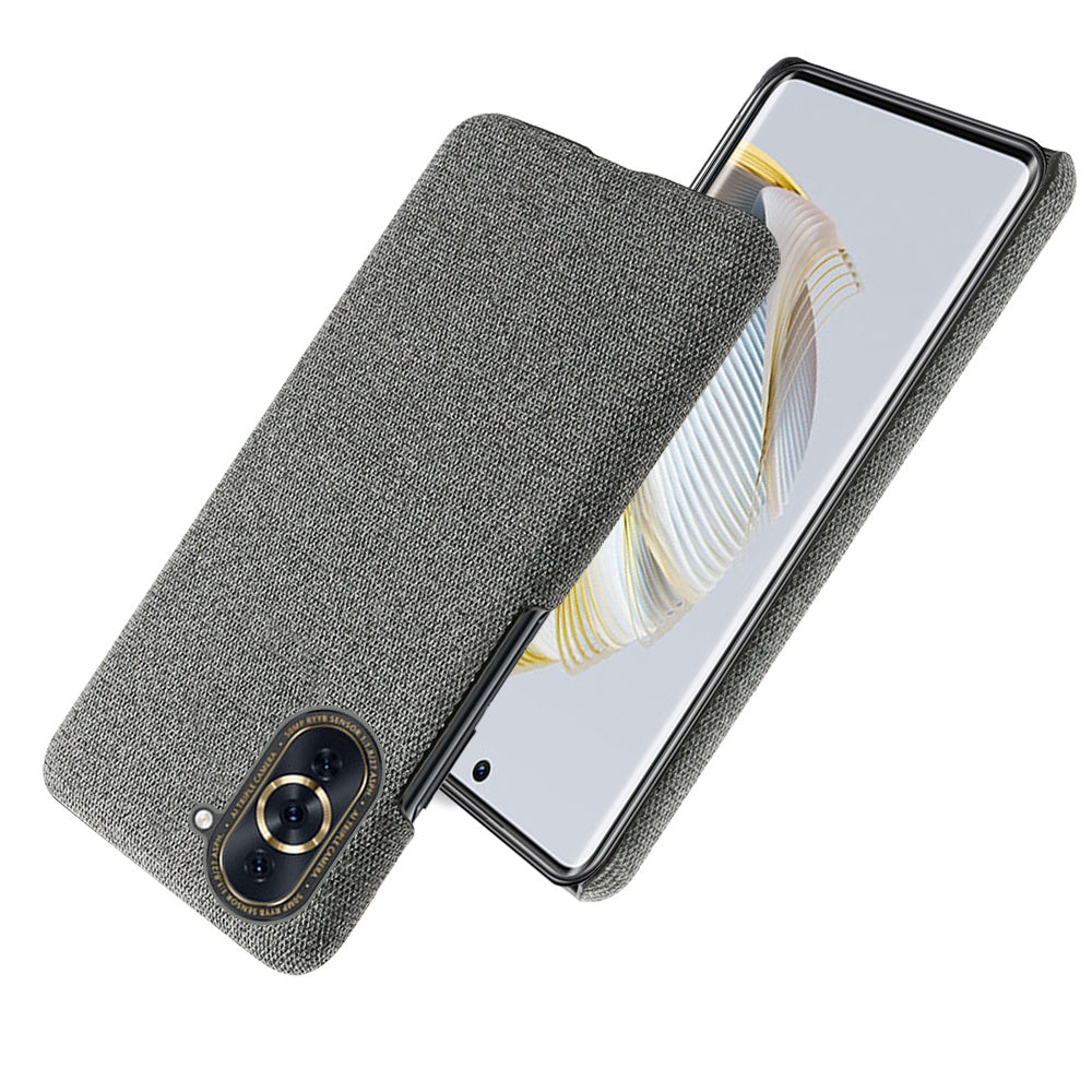 For Huawei nova 10 4G Lightweight Phone Case Solid Color Cloth Fabric Drop-proof Phone Cover