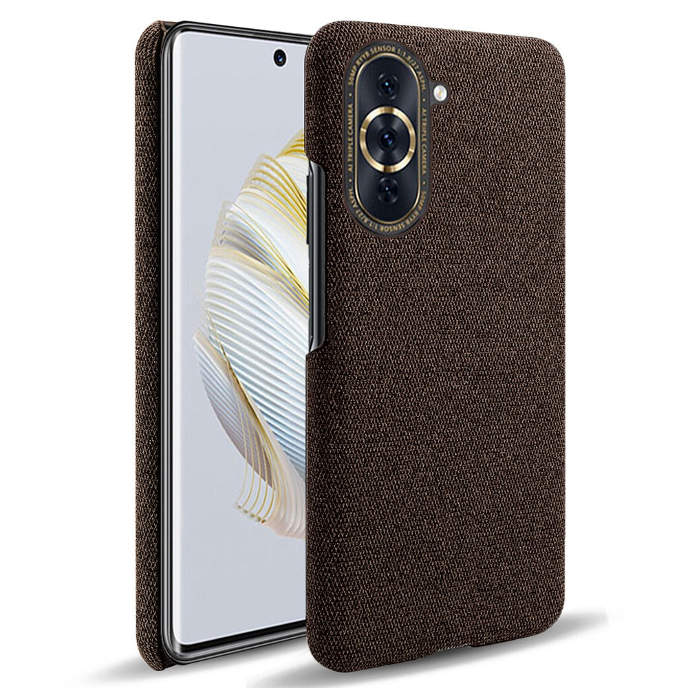 For Huawei nova 10 4G Lightweight Phone Case Solid Color Cloth Fabric Drop-proof Phone Cover