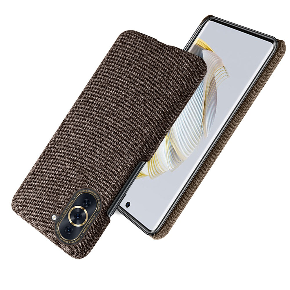 For Huawei nova 10 4G Lightweight Phone Case Solid Color Cloth Fabric Drop-proof Phone Cover
