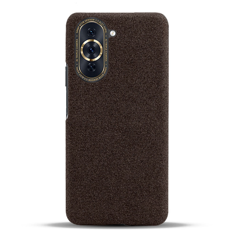 For Huawei nova 10 4G Lightweight Phone Case Solid Color Cloth Fabric Drop-proof Phone Cover