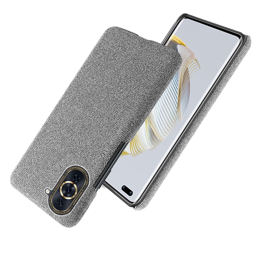 For Huawei nova 10 Pro 4G Solid Color Phone Case Scratch-resistant Cloth Texture Protective Cover