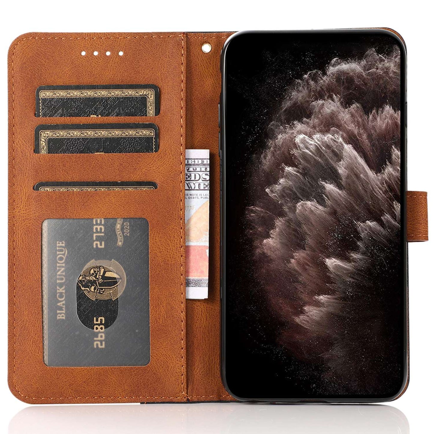 For Xiaomi Poco M4 Pro 4G Color Splicing Phone Full-protection Cover Flip Stand Wallet PU Leather Case with Wrist Strap