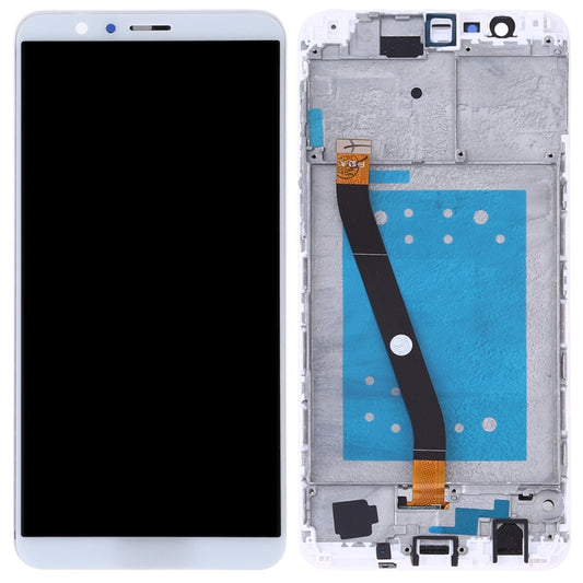 For Huawei Honor 7X Grade C LCD Screen and Digitizer Assembly + Frame Replacement Part (without Logo)