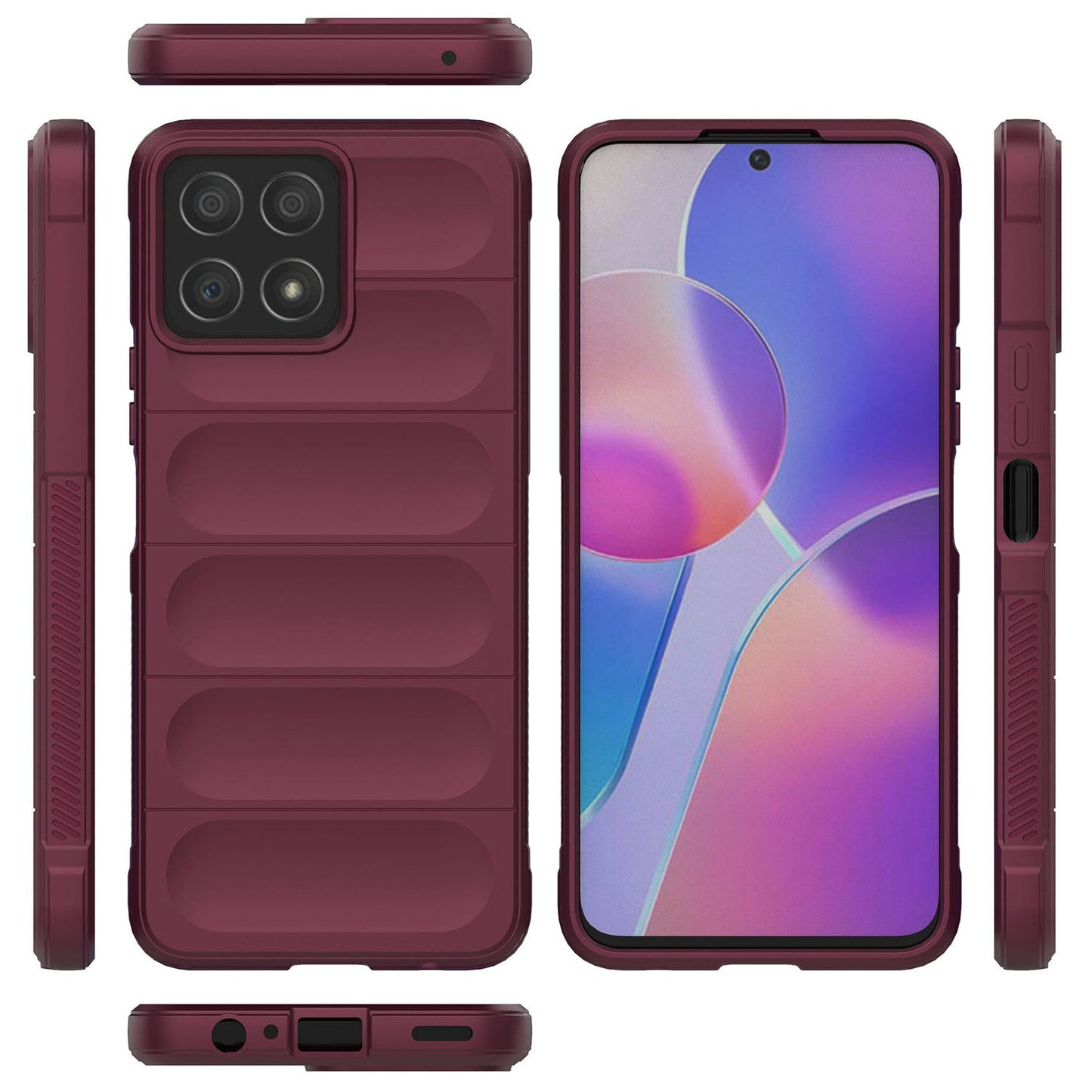 For Honor X8 / X30i Rugged Back Cover Anti-fall Protection Flexible TPU Phone Case