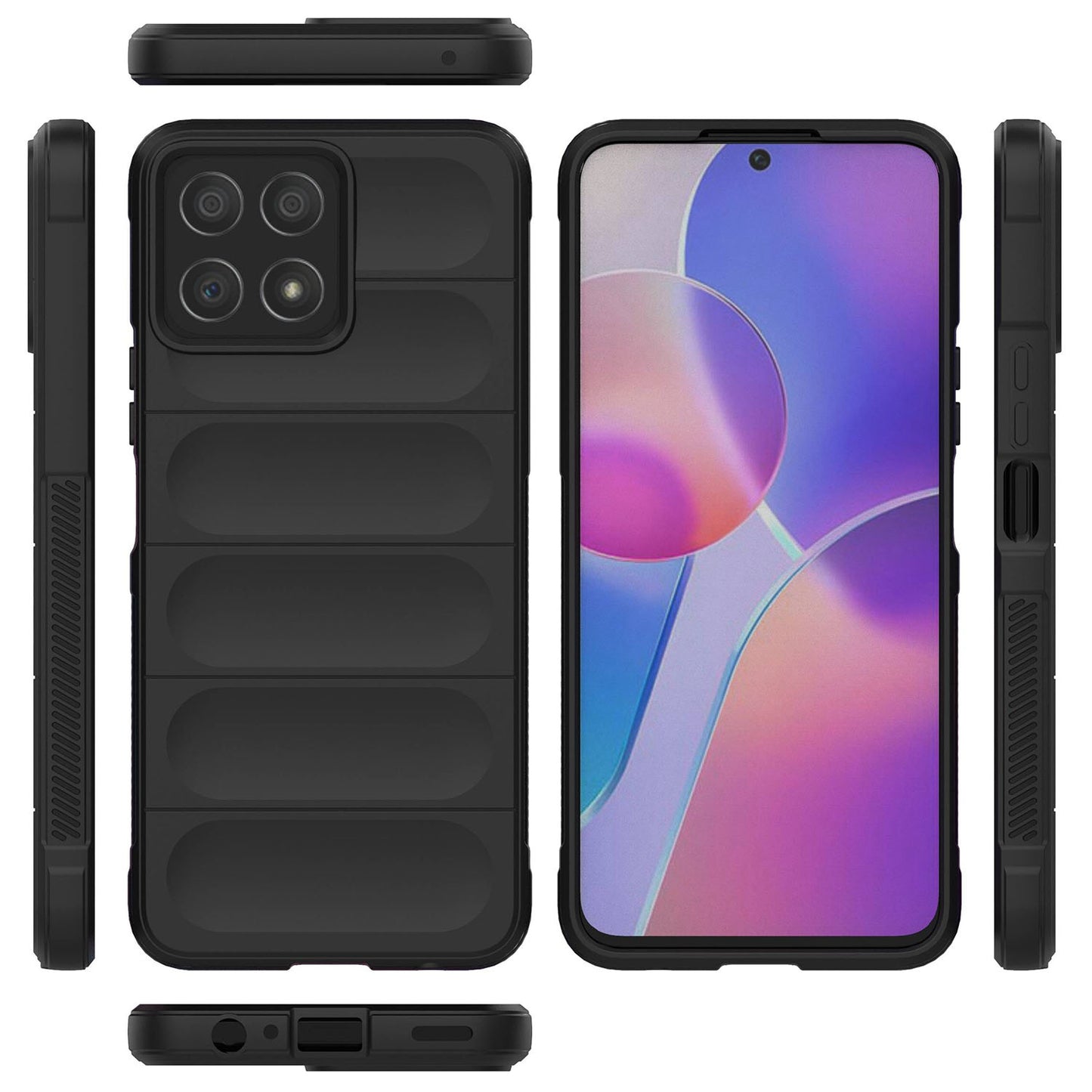 For Honor X8 / X30i Rugged Back Cover Anti-fall Protection Flexible TPU Phone Case
