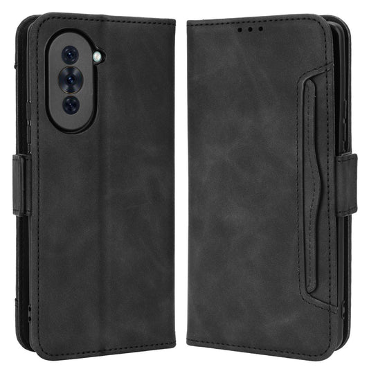 For Huawei nova 10 4G Multiple Card Slots Wallet Case PU Leather Stand Feature Magnetic Clasp Shockproof Shell