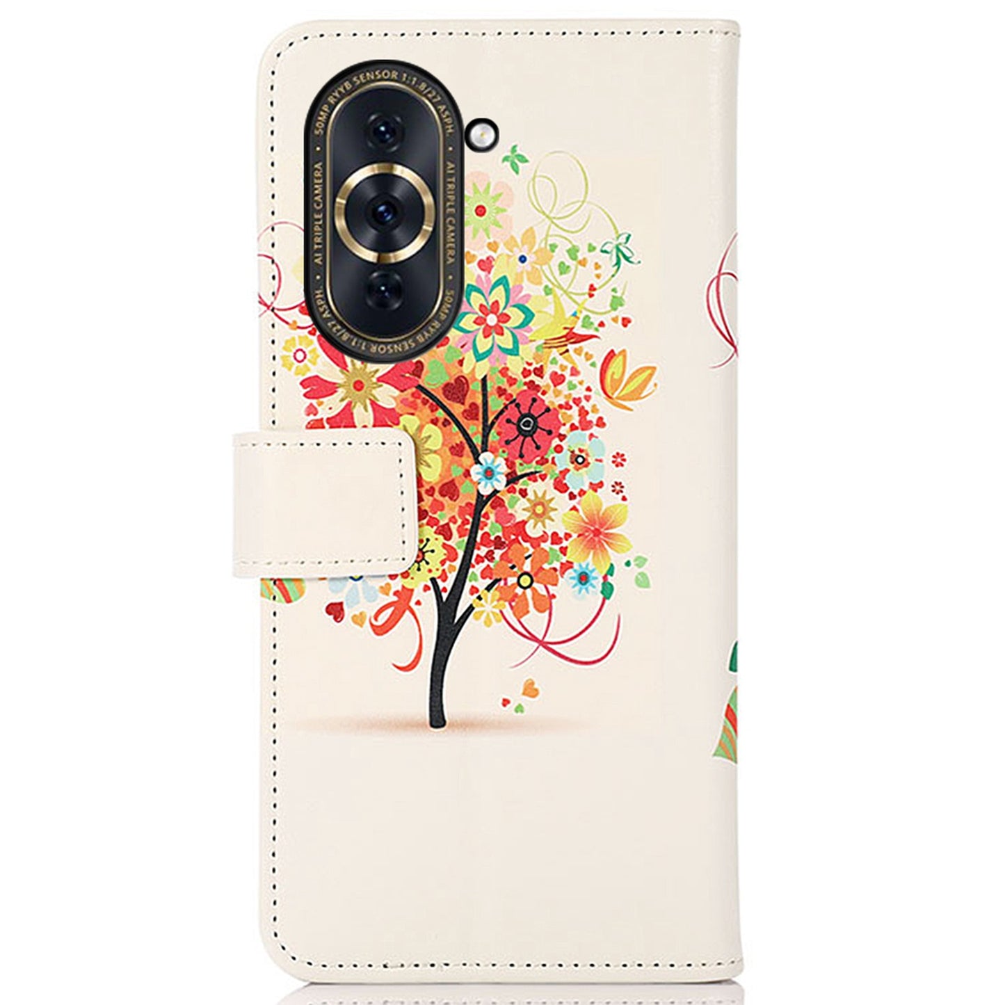 For Huawei nova 10 Pro 4G PU Leather Wallet Stand Case Pattern Printing Magnetic Closure Cover