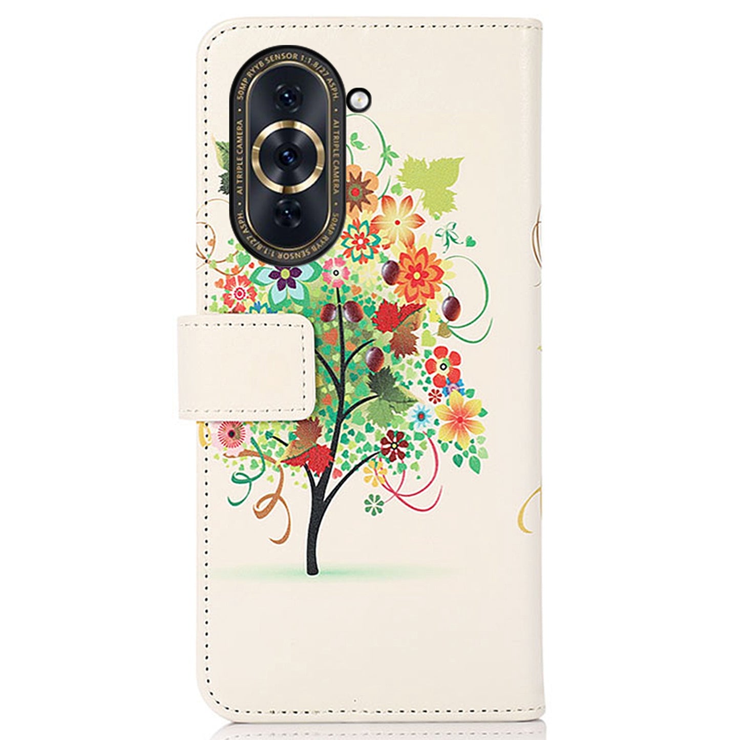 For Huawei nova 10 Pro 4G PU Leather Wallet Stand Case Pattern Printing Magnetic Closure Cover