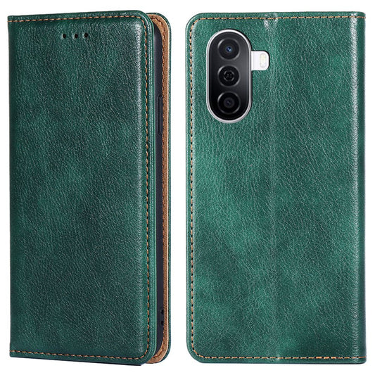For Huawei Enjoy 50 / nova Y70 4G / nova Y70 Plus 4G Magnetic Absorption Phone Case PU Leather Stand Wallet Shell Protector