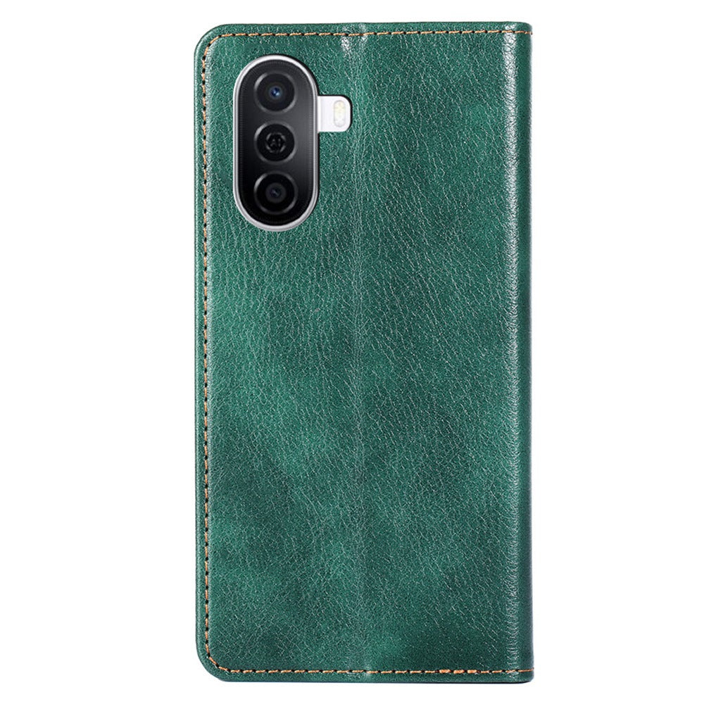 For Huawei Enjoy 50 / nova Y70 4G / nova Y70 Plus 4G Magnetic Absorption Phone Case PU Leather Stand Wallet Shell Protector