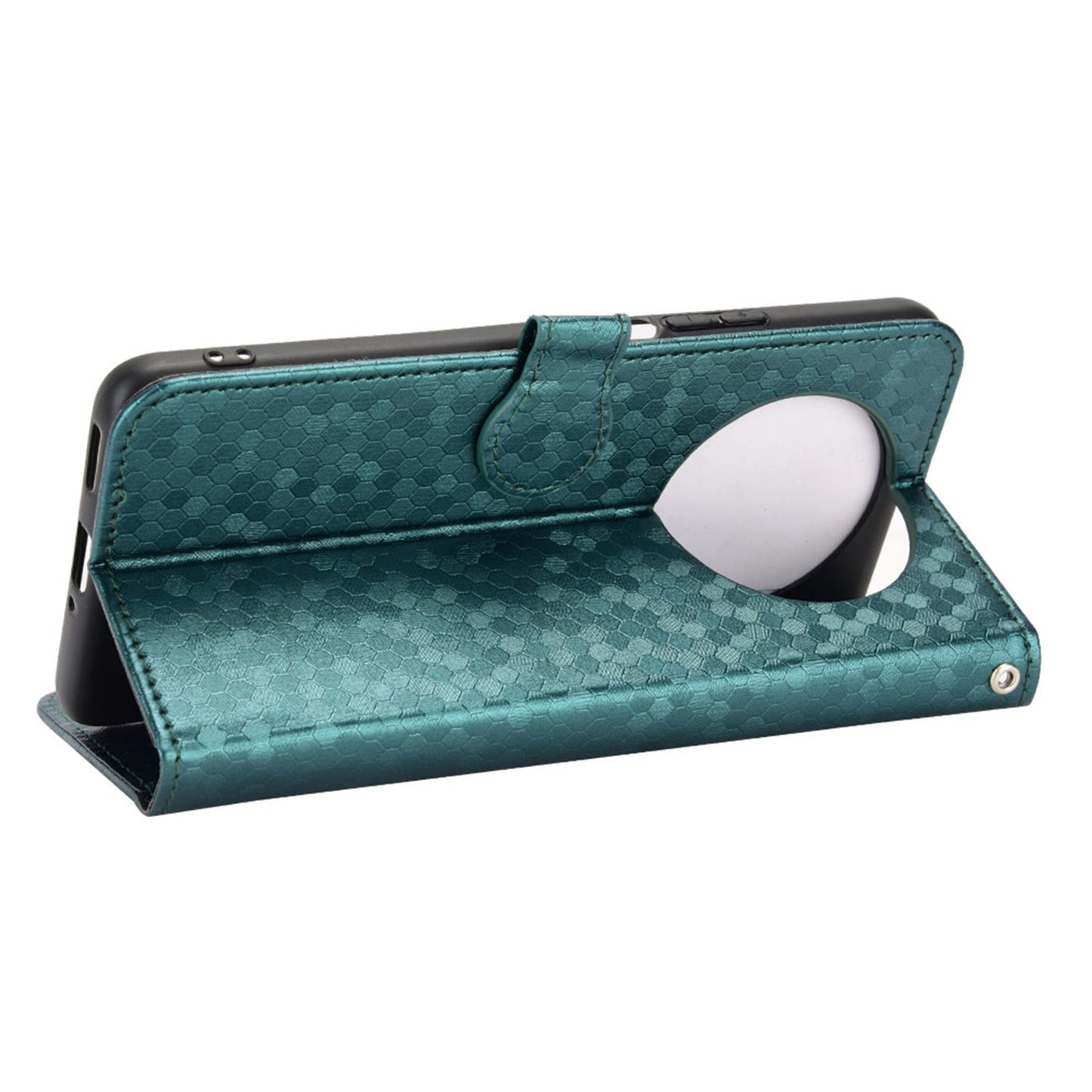 For Honor 9X / X30 5G / Magic4 Lite 5G Imprinted Dot Pattern PU Leather Phone Case Wallet Stand Flip Phone Cover