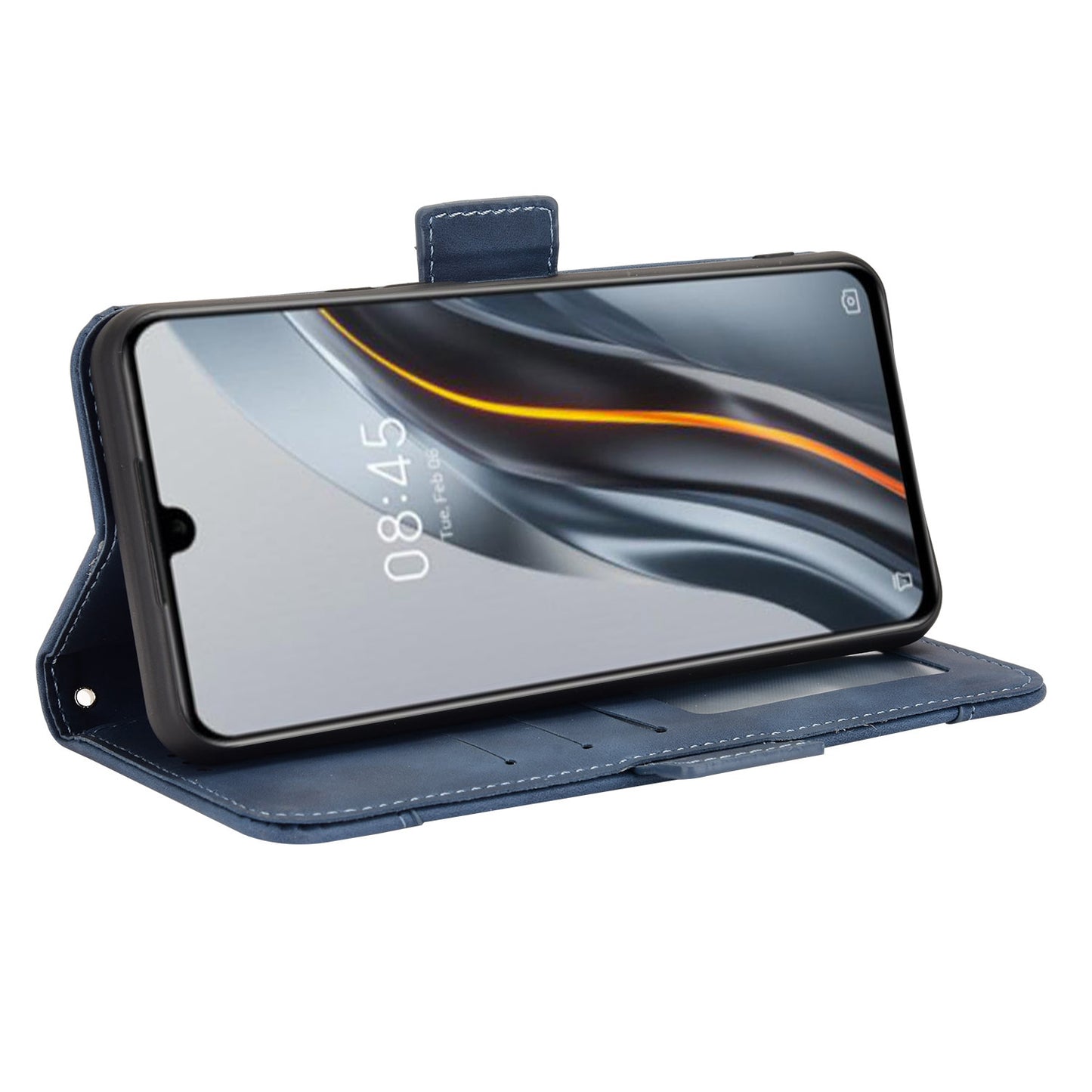 For Infinix Note 12 G96 4G / Note 12 Turbo Anti-scratch PU Leather Flip Wallet Case Multiple Card Slots Stand Magnetic Shockproof Mobile Phone Cover