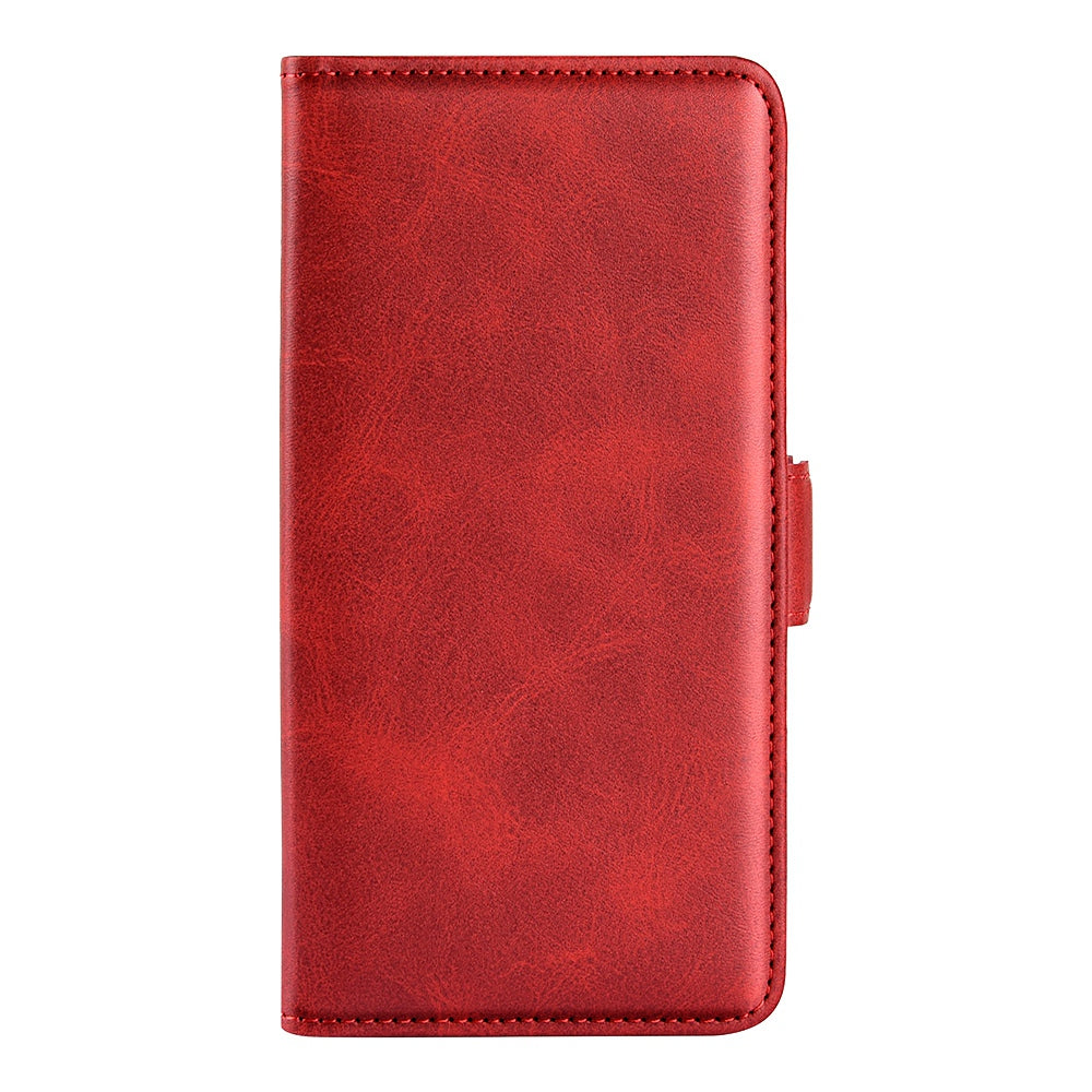 For Honor Magic4 Pro 5G Double Magnetic Clasp Folio Flip Phone Case Textured PU Leather Stand Wallet Cover