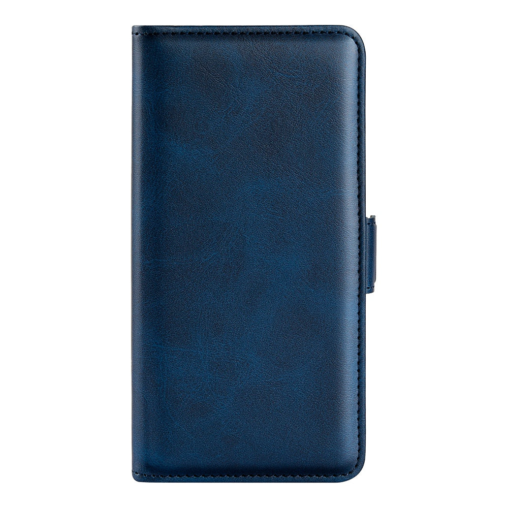 For Honor Magic4 Pro 5G Double Magnetic Clasp Folio Flip Phone Case Textured PU Leather Stand Wallet Cover