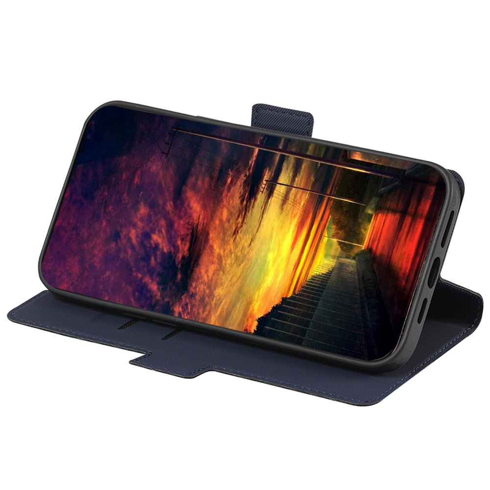 For Huawei nova 10 Pro 4G Ultra-thin Anti-fall Twill Texture Phone Flip Case Full Protection PU Leather+TPU Cellphone Cover Stand Card Holder