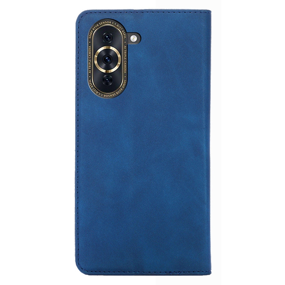 For Huawei nova 10 Pro 4G Skin-touch Feeling Flip Leather Case Stand Full Protection Magnetic Mobile Phone Cover