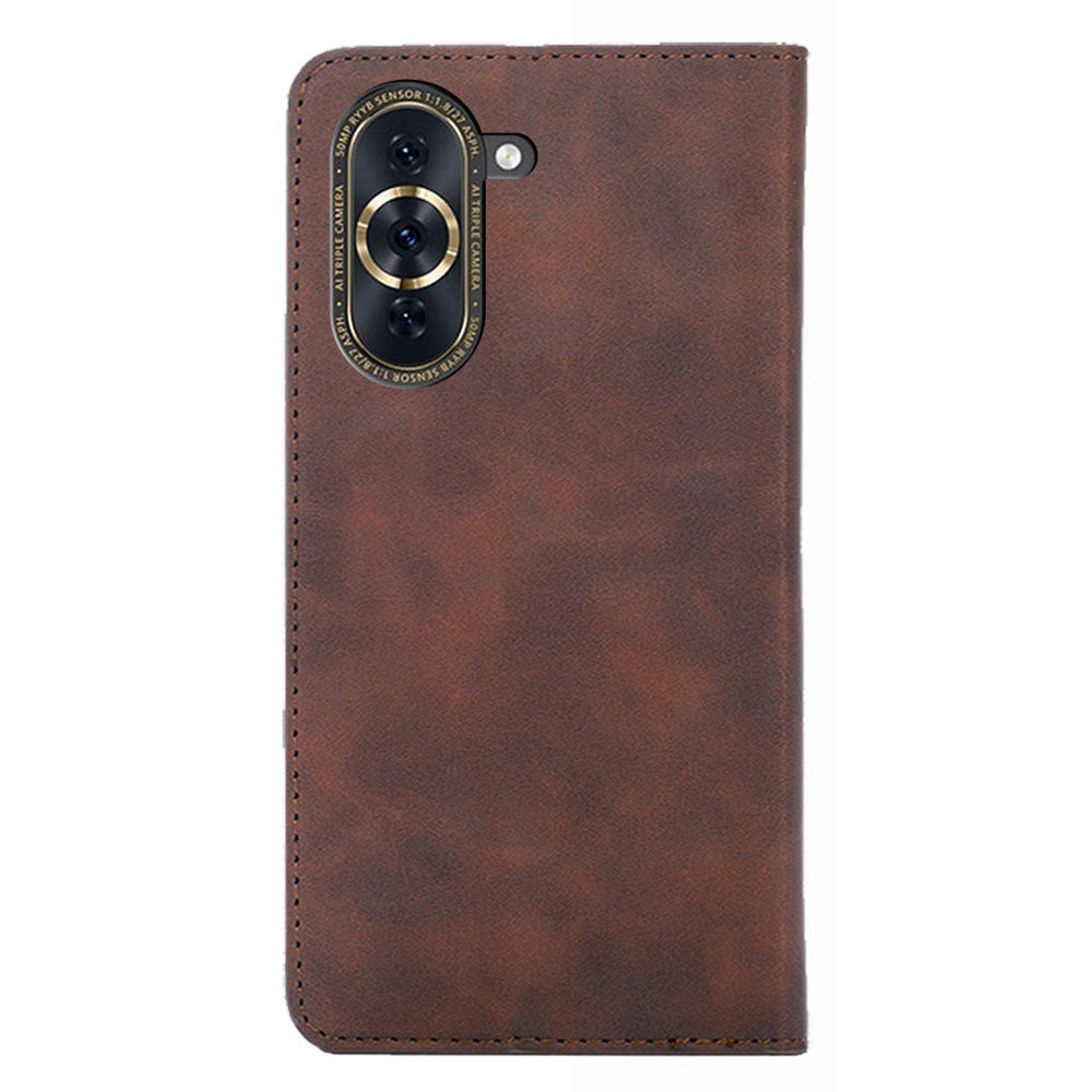 For Huawei nova 10 Pro 4G Skin-touch Feeling Flip Leather Case Stand Full Protection Magnetic Mobile Phone Cover