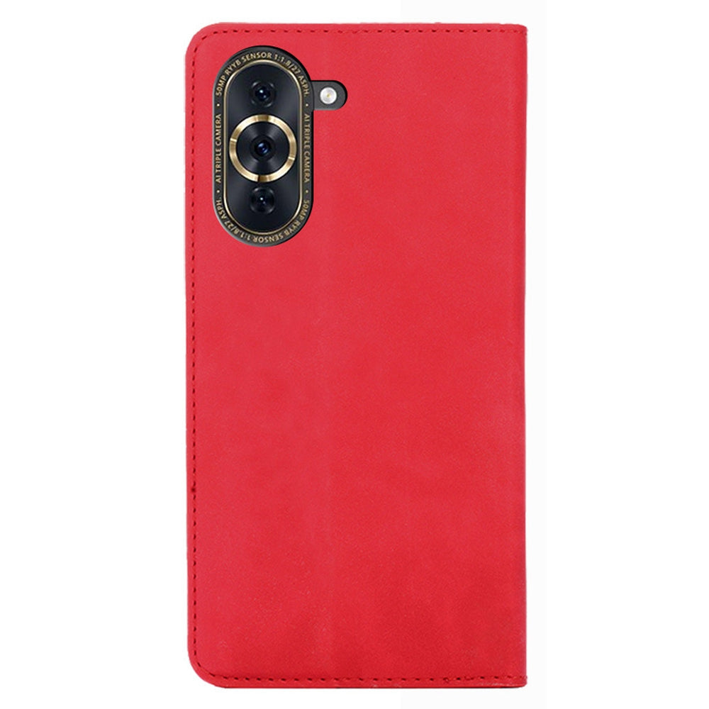 For Huawei nova 10 Pro 4G Skin-touch Feeling Flip Leather Case Stand Full Protection Magnetic Mobile Phone Cover