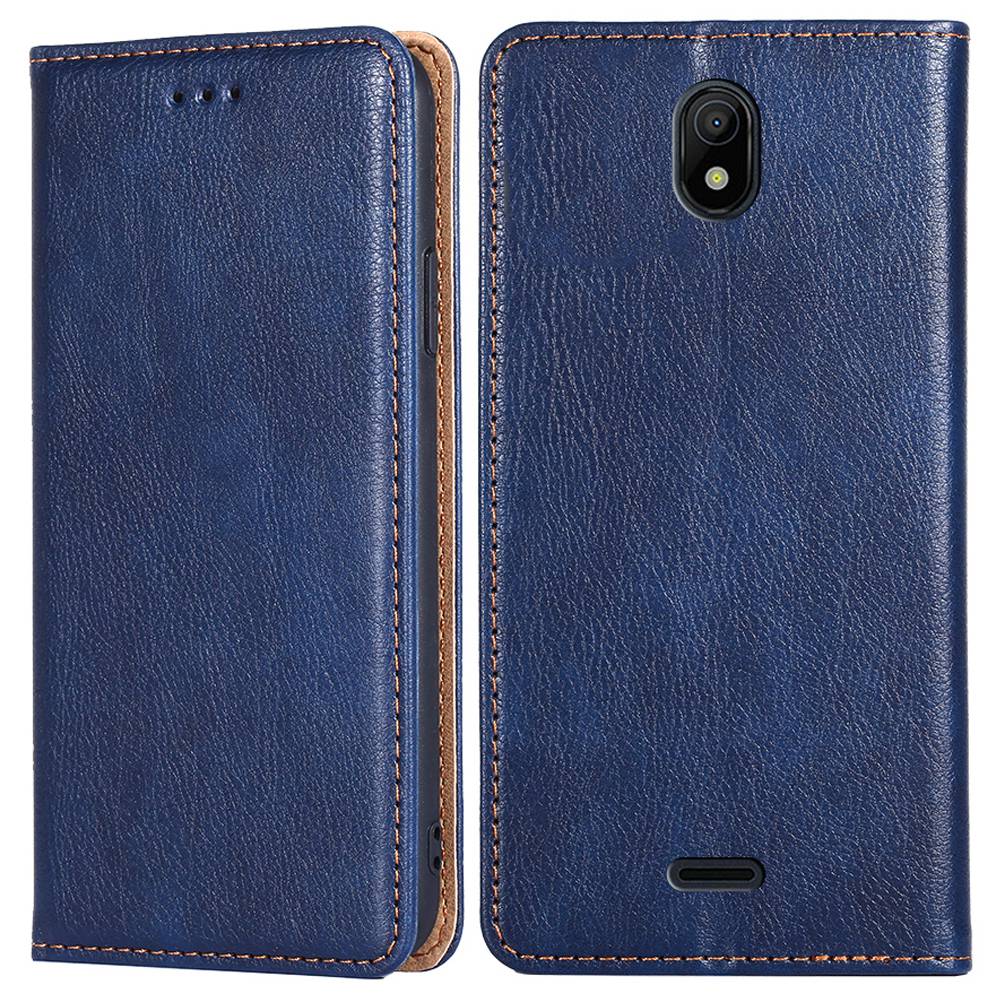 Stand Wallet Full Protection Phone Case for Nokia C100 4G, Magnetic Auto-absorbed PU Leather Protective Cover