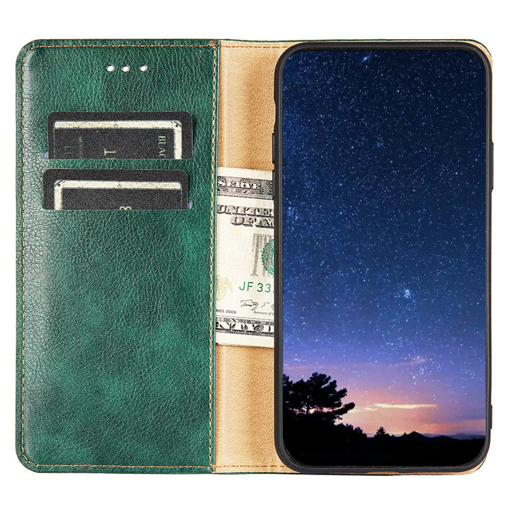 Stand Wallet Full Protection Phone Case for Nokia C100 4G, Magnetic Auto-absorbed PU Leather Protective Cover