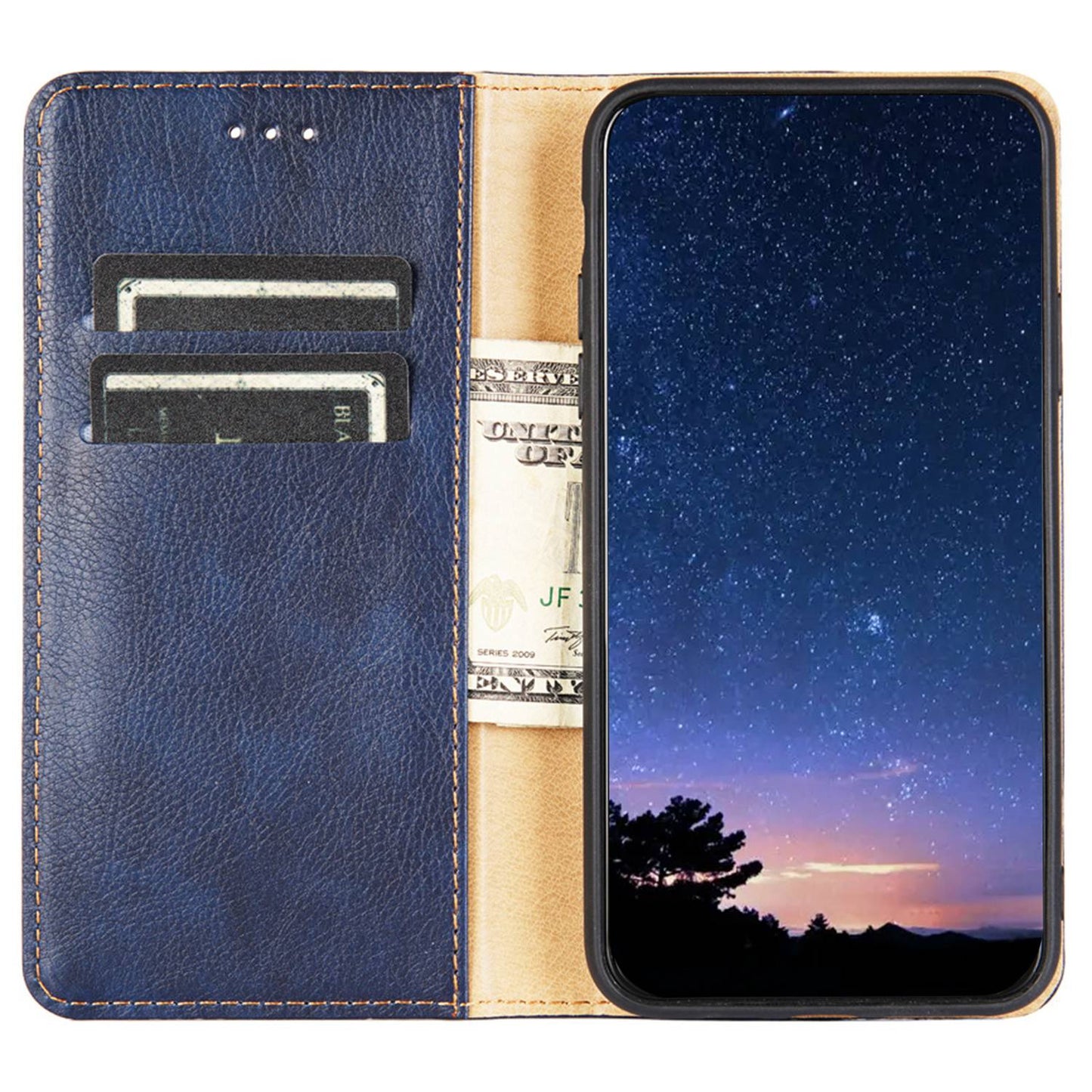 Stand Wallet Full Protection Phone Case for Nokia C100 4G, Magnetic Auto-absorbed PU Leather Protective Cover
