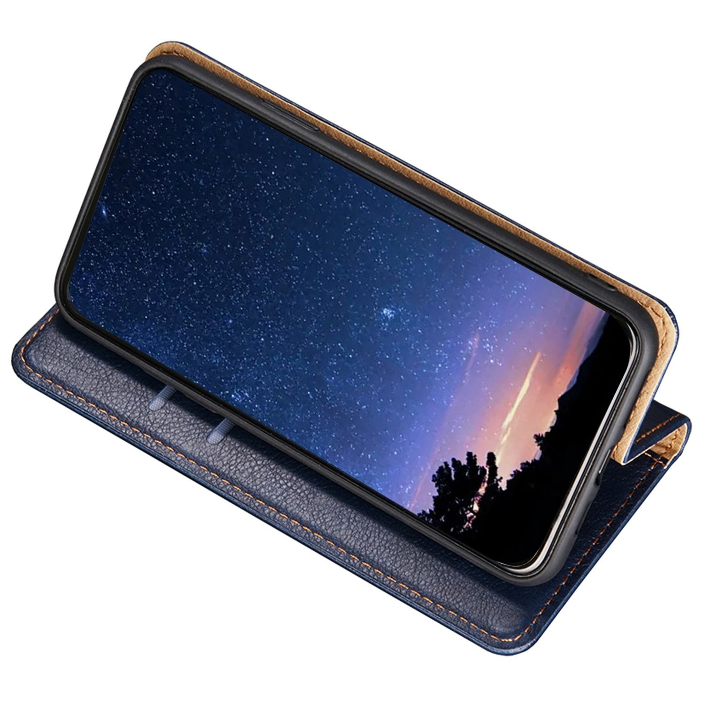 Stand Wallet Full Protection Phone Case for Nokia C100 4G, Magnetic Auto-absorbed PU Leather Protective Cover