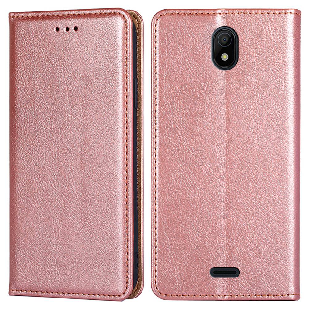 Stand Wallet Full Protection Phone Case for Nokia C100 4G, Magnetic Auto-absorbed PU Leather Protective Cover