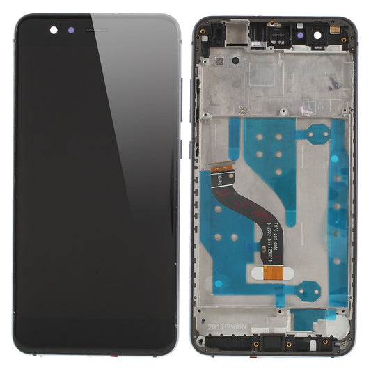 For Huawei P10 Lite Grade C LCD Screen and Digitizer Assembly + Frame Replacement Part (without Logo)