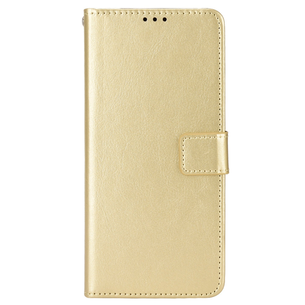 For Infinix Note 12 VIP X672 4G Crazy Horse Texture Wallet Style Case Stand TPU+PU Leather Double Protection Phone Cover with Strap