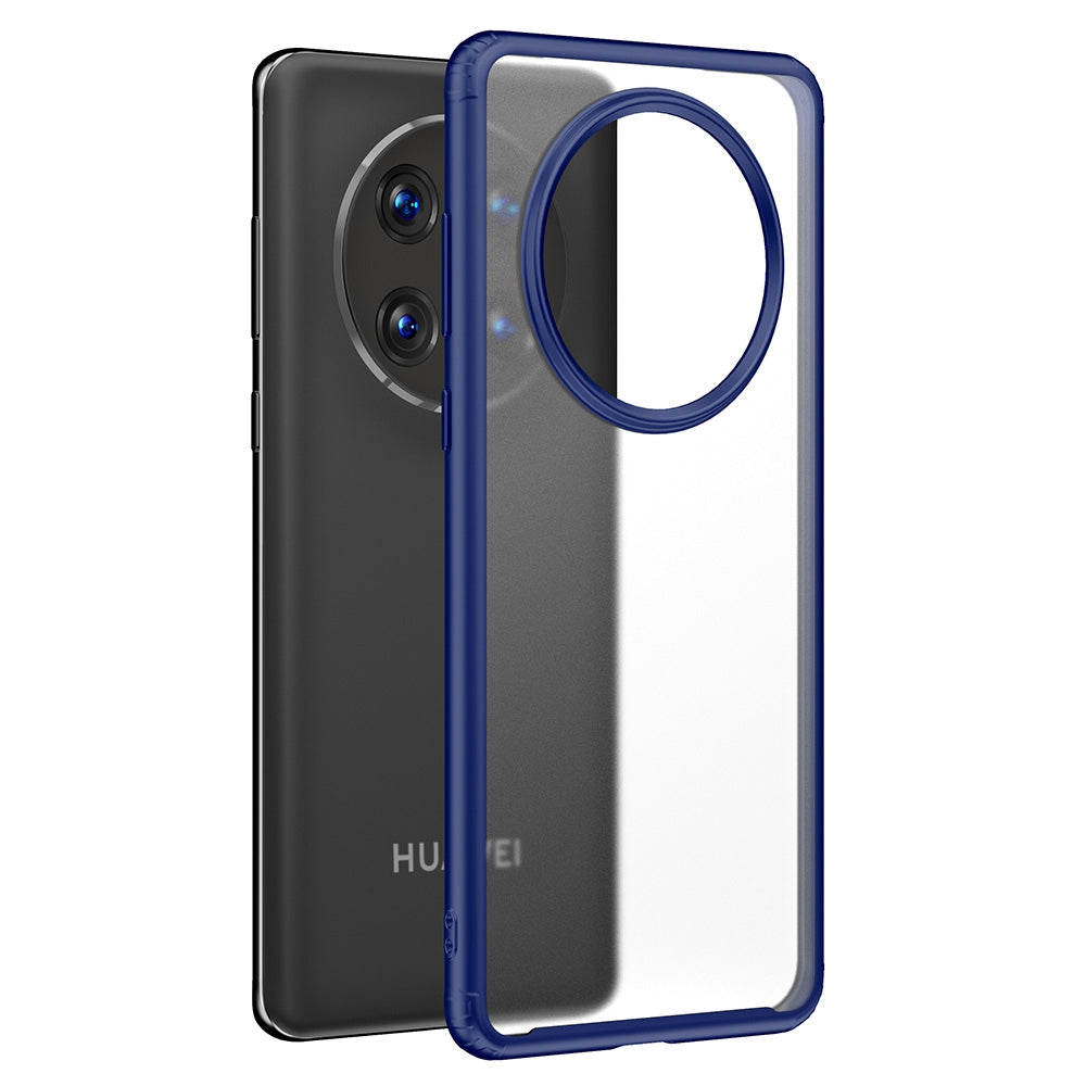 For Huawei Mate 50 Pro Armor Series Hard PC Back Soft TPU Phone Case Reinforced Corner Shock-Absorbing Back Cover