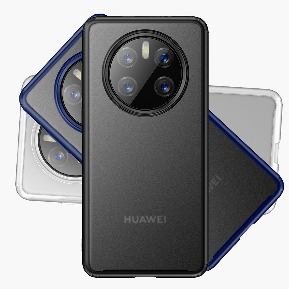 For Huawei Mate 50 Pro Armor Series Hard PC Back Soft TPU Phone Case Reinforced Corner Shock-Absorbing Back Cover