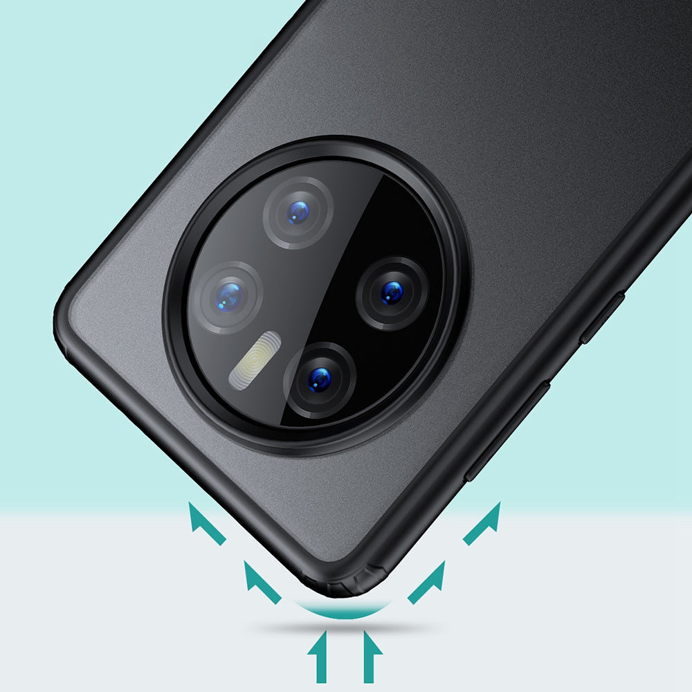 For Huawei Mate 50 Pro Armor Series Hard PC Back Soft TPU Phone Case Reinforced Corner Shock-Absorbing Back Cover