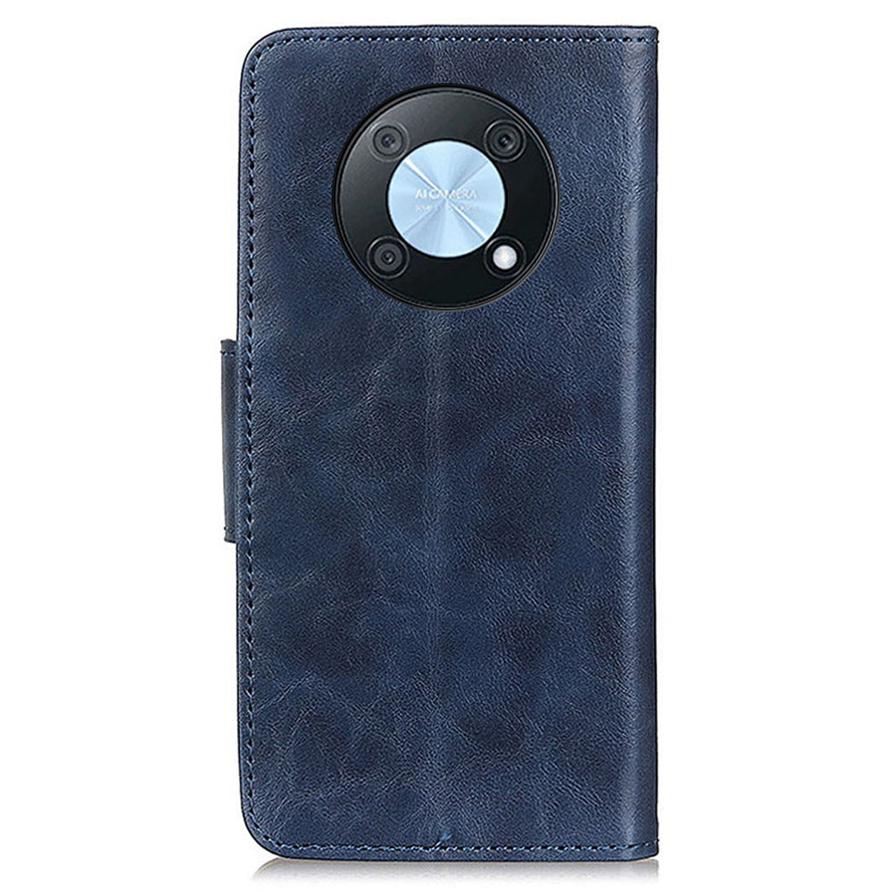 For Huawei nova Y90 4G / Enjoy 50 Pro 4G Split Leather Mobile Phone Cover Supporting Stand Phone Case Anti-drop Crazy Horse Texture Wallet Smartphone Shell