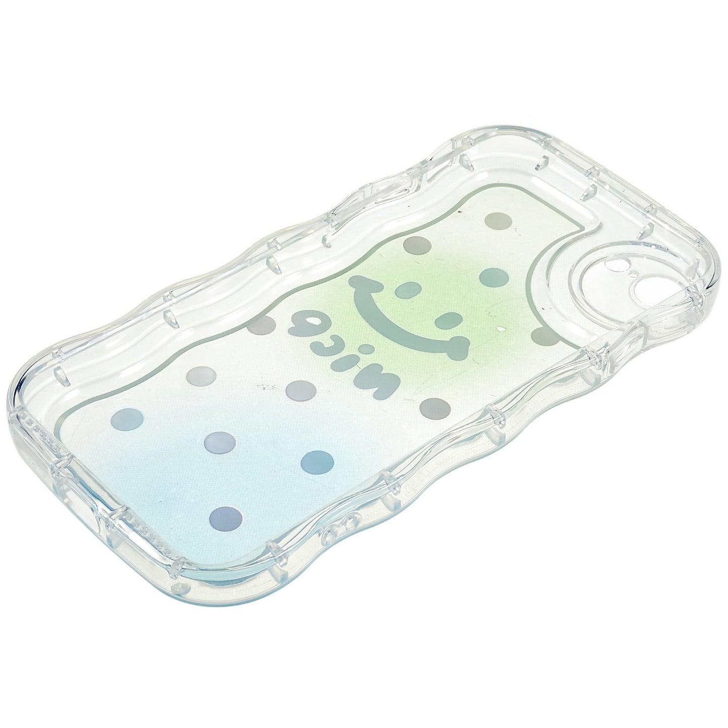 For iPhone 7 / 8 4.7 inch / SE (2020) / SE (2020) Pattern Printed Soft TPU Cover Wave-shaped Edge Precise Cutout Case