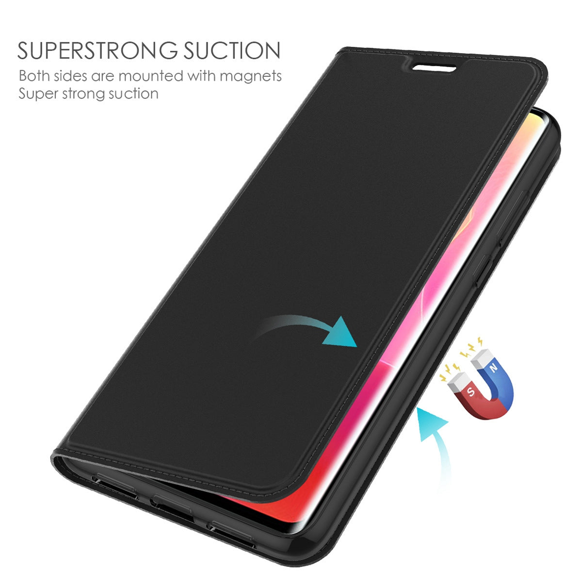 For Sony Xperia 10 III 5G / Xperia 10 III Lite Card Slot Design Phone Stand Magnetic Absorption PU Leather Protect Folio Cover