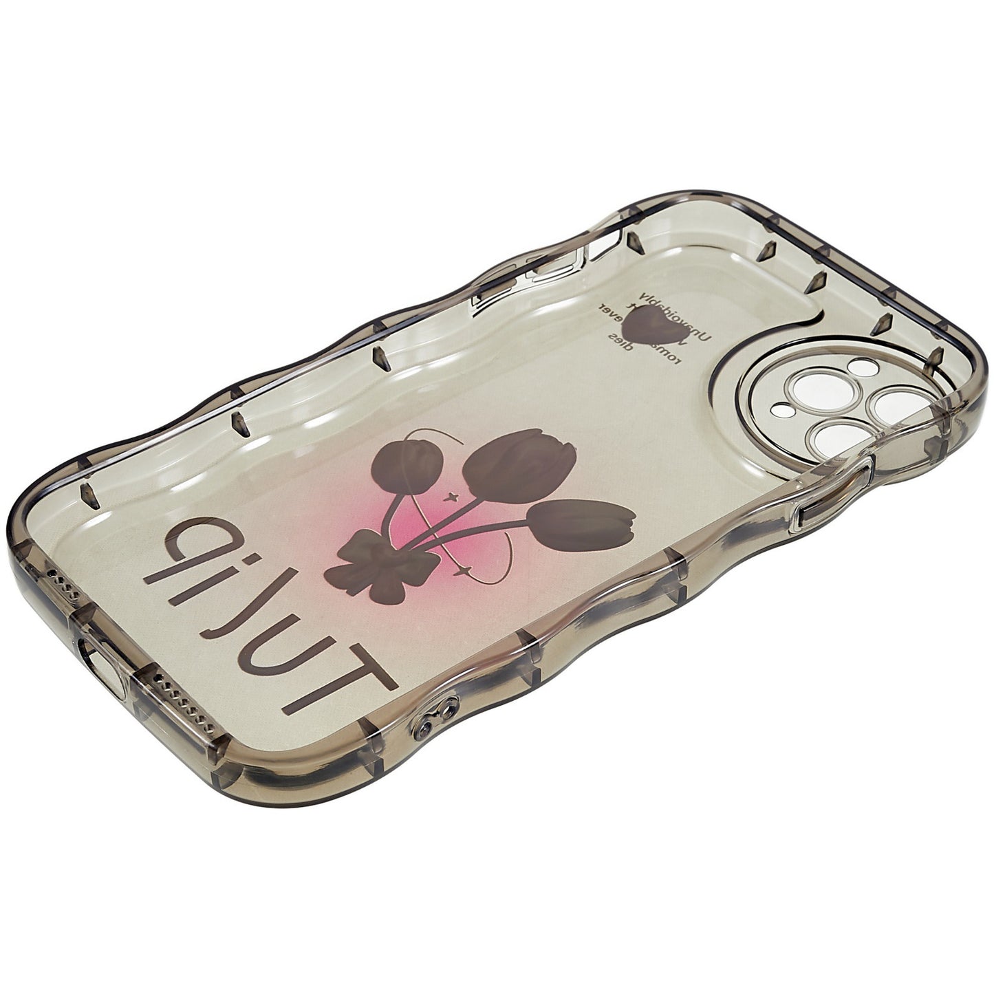 For iPhone 11 Pro Max 6.5 inch Pattern Printed Wave-shaped Edge Case Anti-wear Soft TPU Well-protected Phone Cover