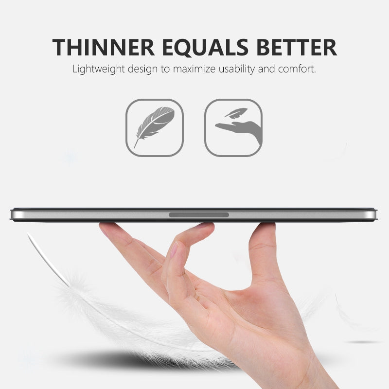For iPad mini (2021) Trifold Stand Leather Tablet Case Magnetic Absorption Auto Wake / Sleep Protective Cover