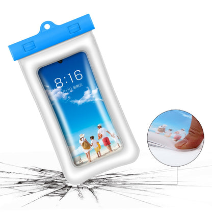 Floating Airbag Waterproof Bag TPU Phone Pouch for Under 6.4-inches Beach Pool Phone Dry Bag