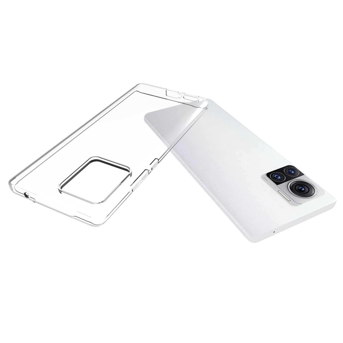 10Pcs / Pack For Motorola Moto X30 Pro 5G / Edge 30 Ultra 5G TPU Phone Case Inner Watermark-Free Shockproof Transparent Cover