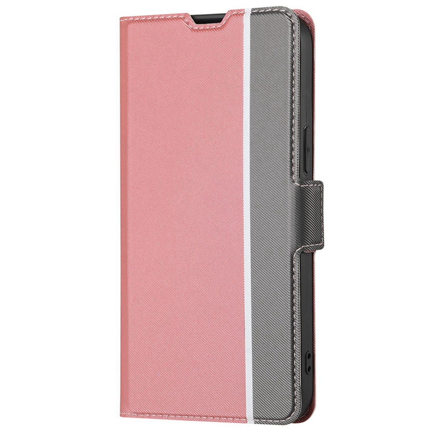 For Huawei Enjoy 50 Pro 4G / nova Y90 4G Twill Texture Side Magnetic Clasp PU Leather Stand Cover Card Slots Phone Case
