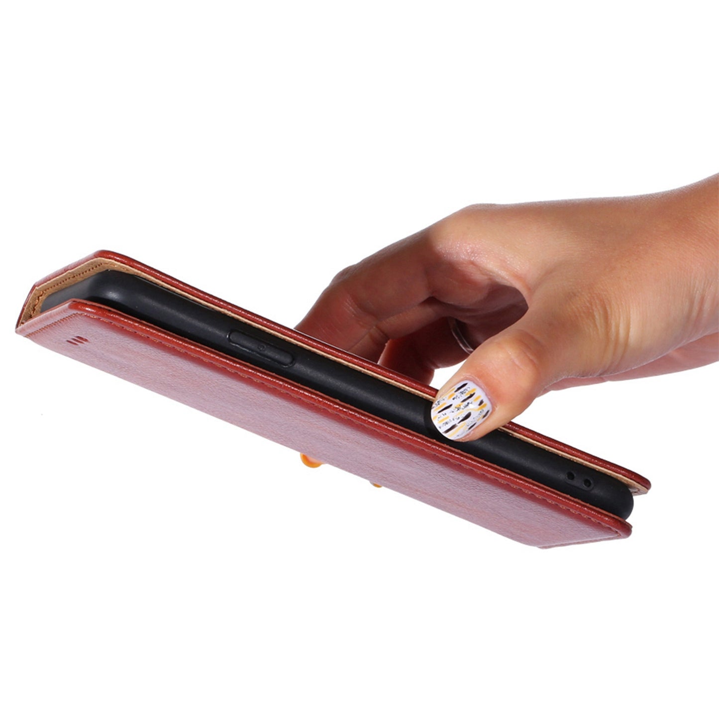 For Huawei Enjoy 50 Pro 4G / nova Y90 4G PU Leather Phone Flip Folio Case Wallet Stand Magnetic Auto Closing Cover