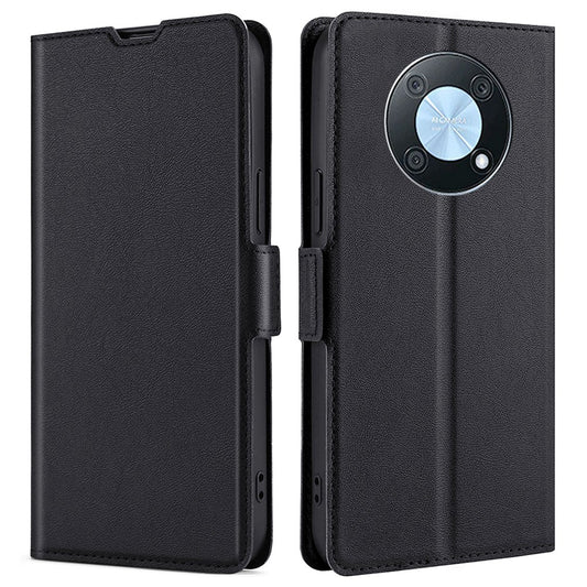 For Huawei Enjoy 50 Pro 4G / nova Y90 4G Dual Magnetic Clasp PU Leather Stand Phone Cover Card Slot Drop-proof Case