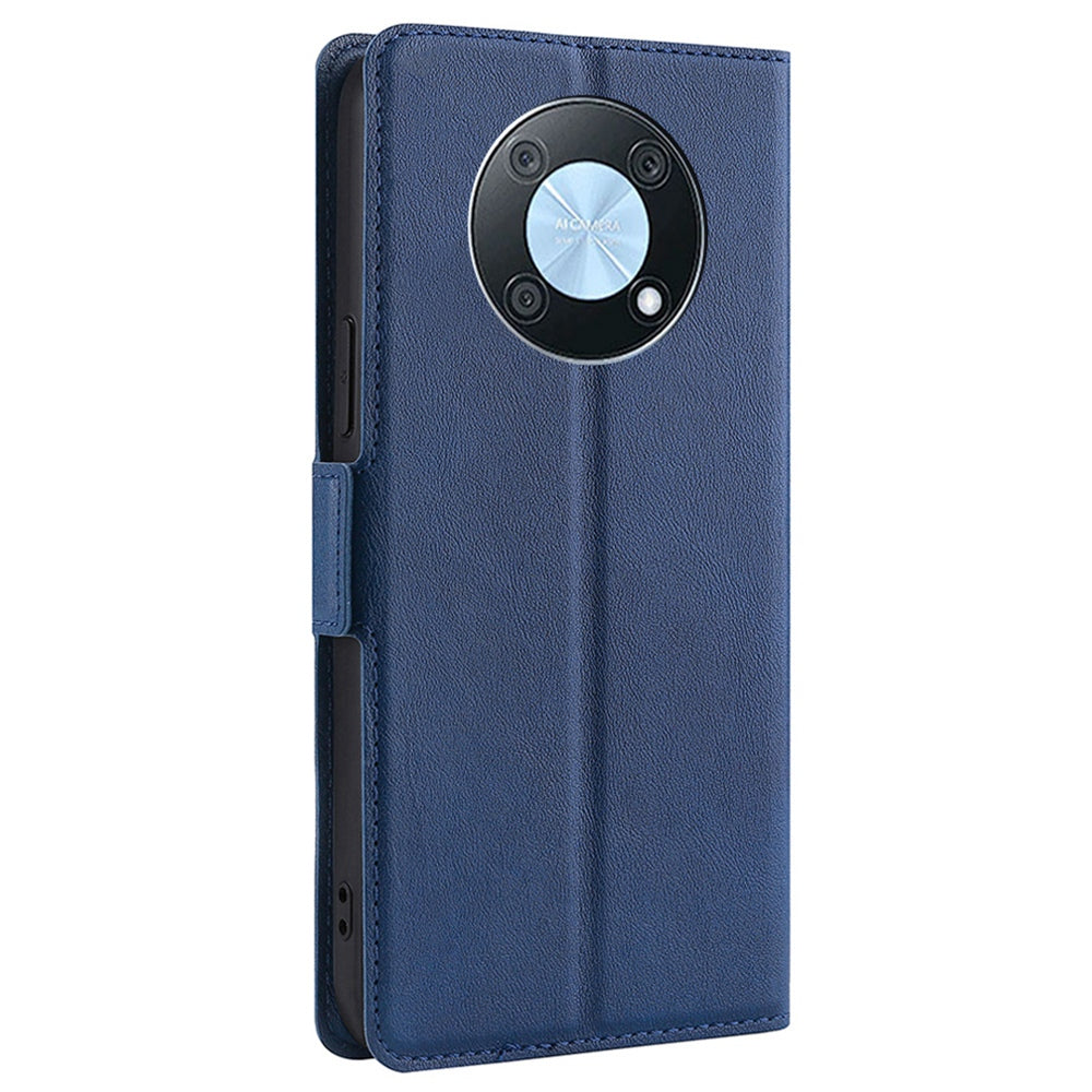 For Huawei Enjoy 50 Pro 4G / nova Y90 4G Dual Magnetic Clasp PU Leather Stand Phone Cover Card Slot Drop-proof Case