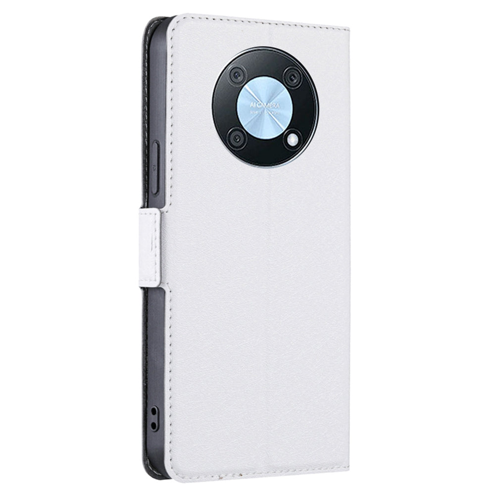 For Huawei Enjoy 50 Pro 4G / nova Y90 4G Dual Magnetic Clasp PU Leather Stand Phone Cover Card Slot Drop-proof Case